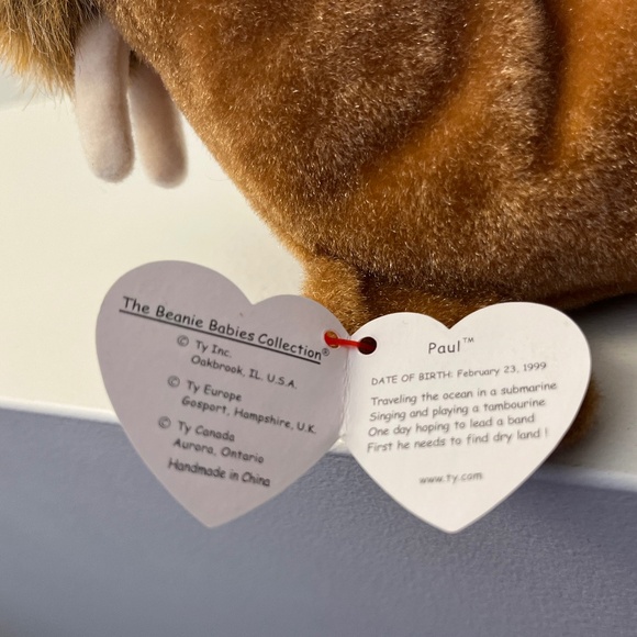 NWT Ty Set of 7 Sea Creatures Beanie Babies/ Teenie Beanies - Picture 5 of 12